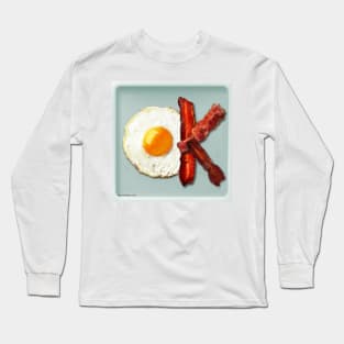 OK egg and bacon Long Sleeve T-Shirt